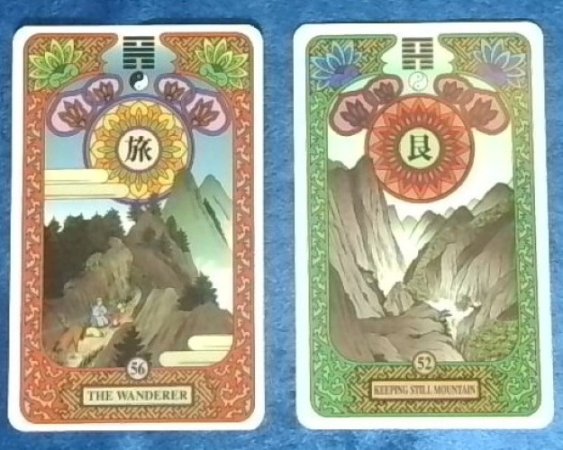イーチンタロット 火山旅 艮為山