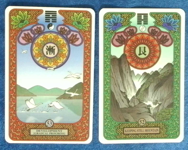 イーチンタロット 風山漸 艮為山