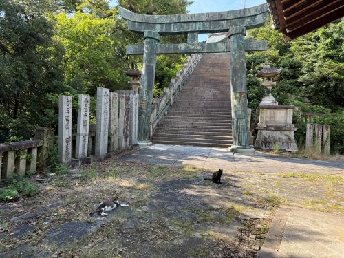 琴弾八幡宮の階段4
