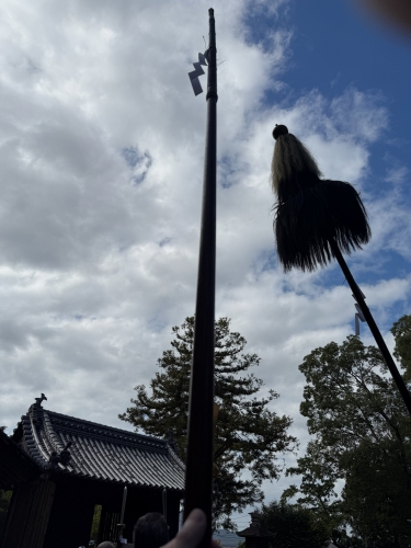 どぶろく祭り 神器 長槍